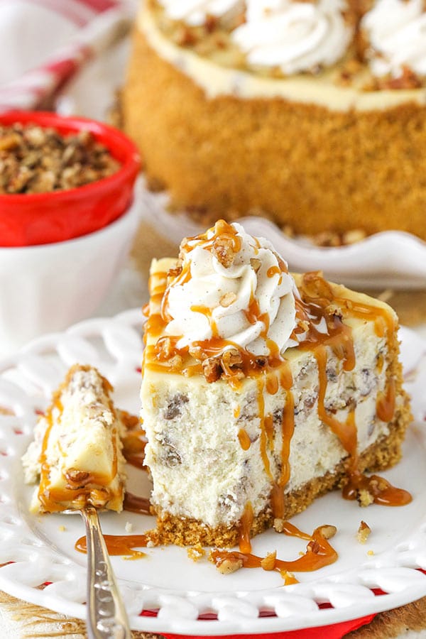 Homemade Butter Pecan Cheesecake Recipe 