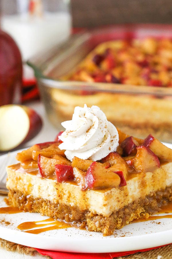 Easy Caramel Apple Cheesecake Recipe | Apple Dessert Idea