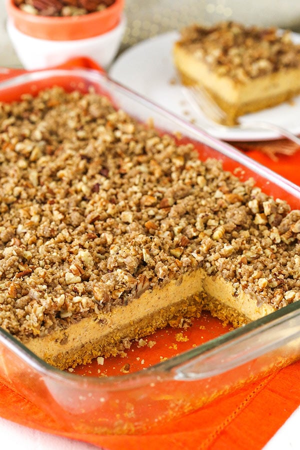 Pecan Streusel Pumpkin Cheesecake Recipe 