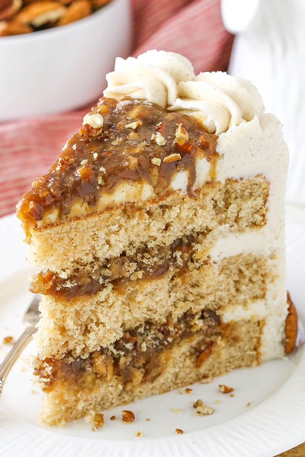 Pecan Pie Layer Cake delicious layers