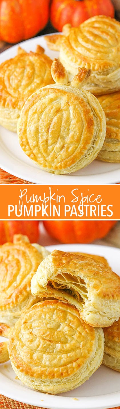 Pumpkin Spice Pumpkins - a fun and easy pastry for fall and the holidays!