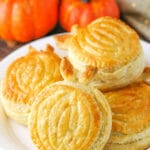 Pumpkin Spice Pumpkin Pastries on plate