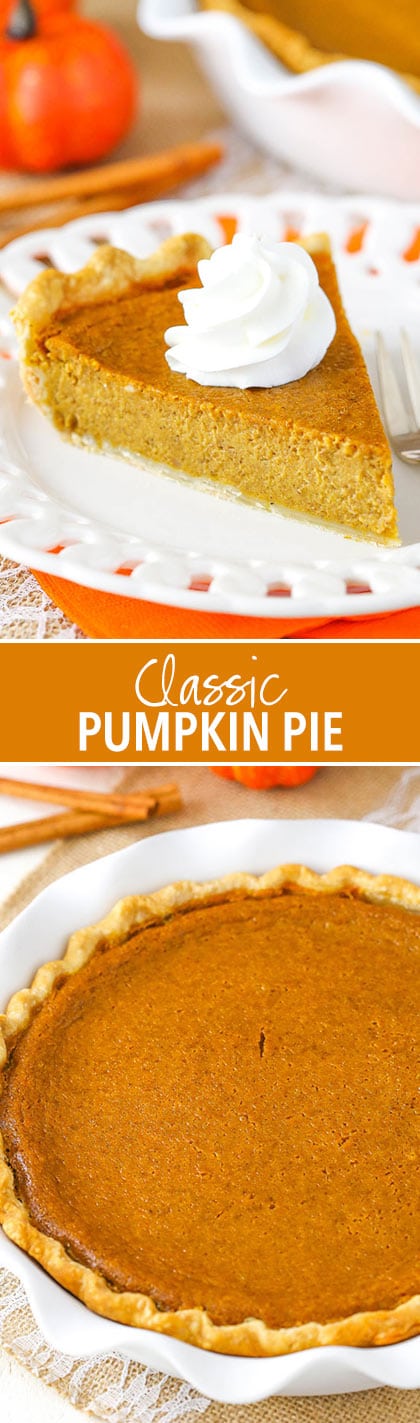 Classic Pumpkin Pie - perfect for Thanksgiving!