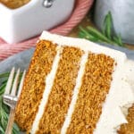 image of Gingerbread Layer Cake on plate