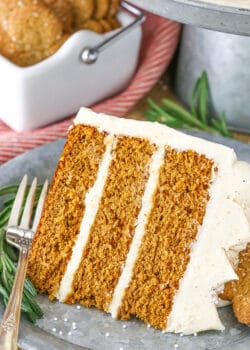 image of Gingerbread Layer Cake on plate