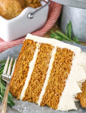 image of Gingerbread Layer Cake on plate