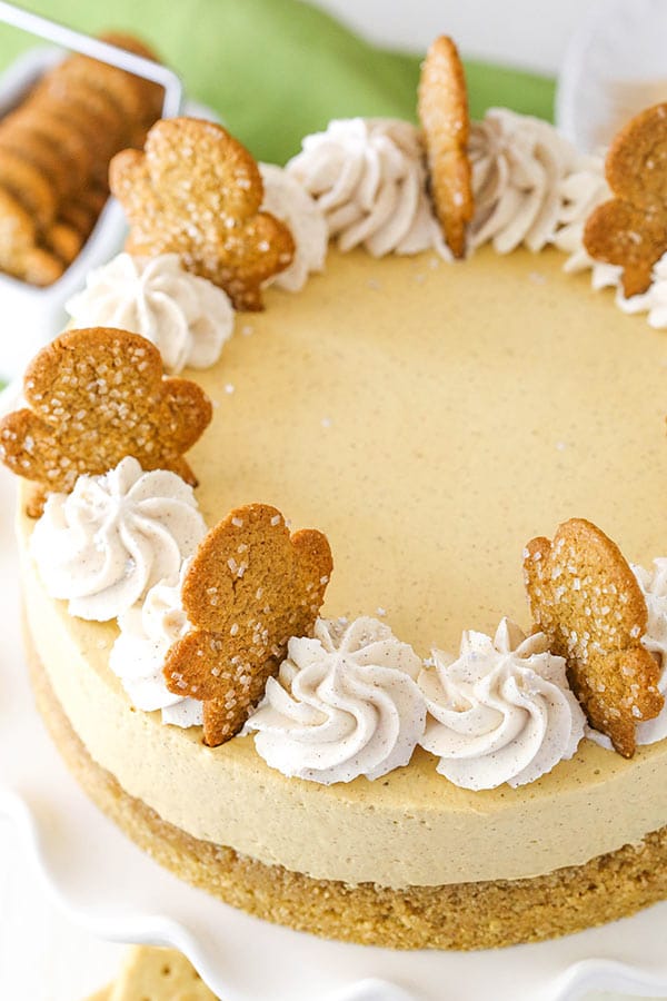 Gingerbread Cheesecake Recipe With Shortbread Crust Holiday Dessert