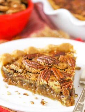 Classic Pecan Pie slice