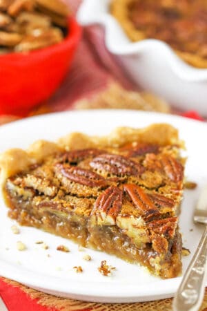 Classic Pecan Pie slice