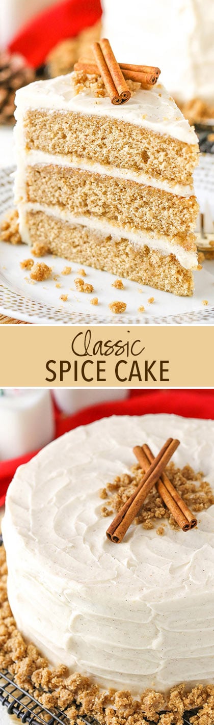 Spice Cake with Cream Cheese Frosting