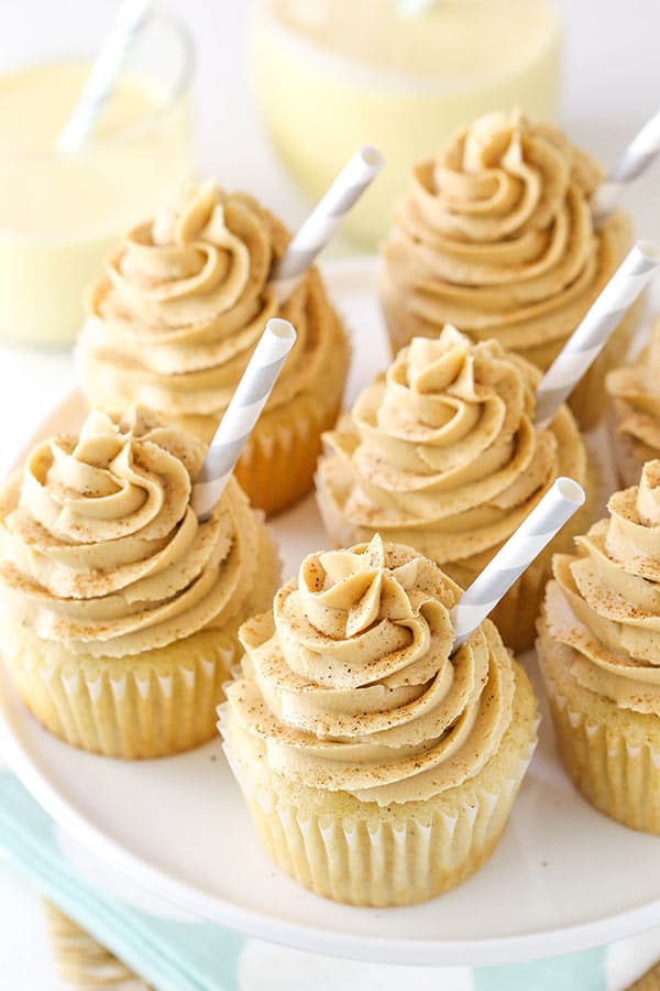 Eggnog Latte Cupcakes recipe