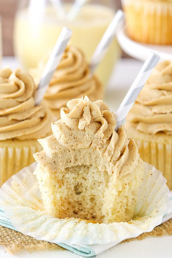 Best Eggnog Cupcakes