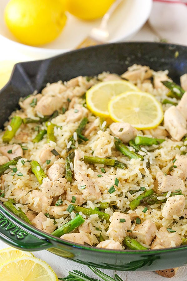 Lemon Rosemary Chicken and Rice recipe