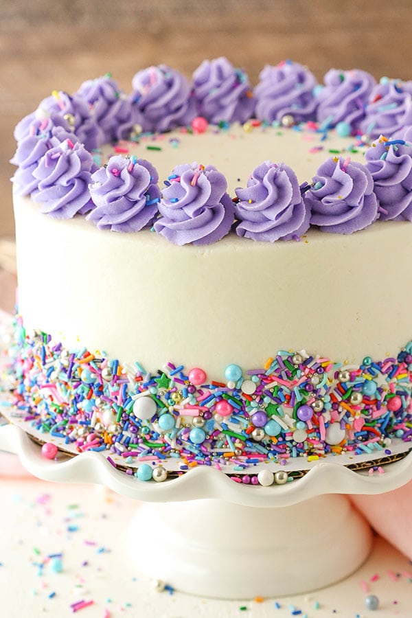 Moist Vanilla Layer Cake