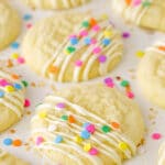 close up image of Coconut Sugar Cookies