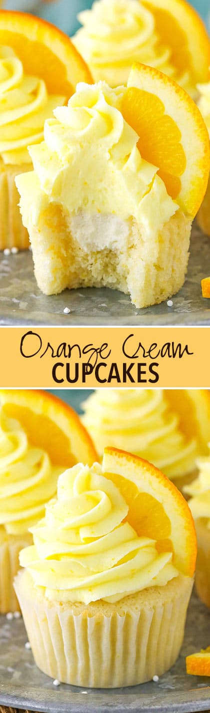 Orange Cream Cupcakes