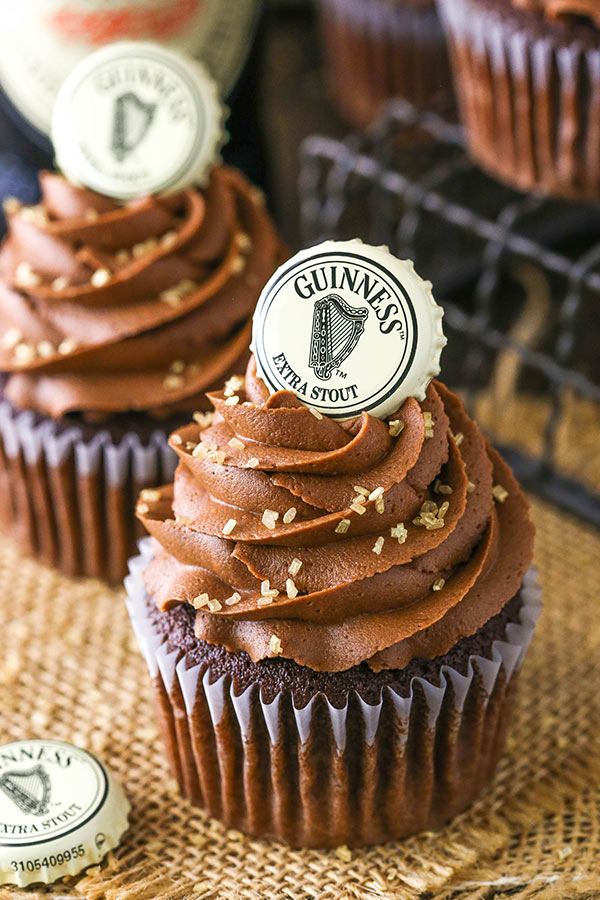 Easy Guinness Chocolate Cupcakes recipe