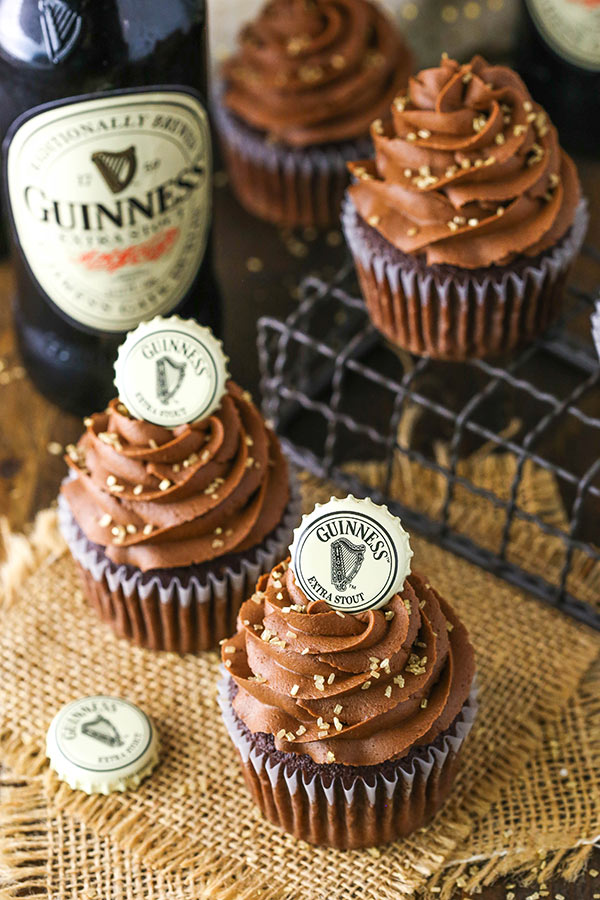 Favorite Guinness Chocolate Cupcakes