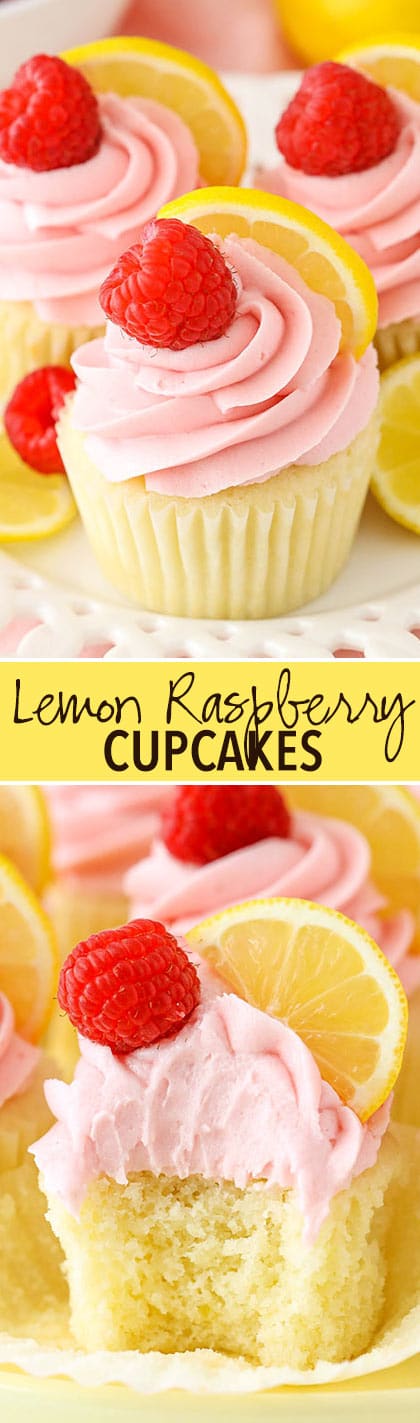 Lemon Raspberry Cupcakes