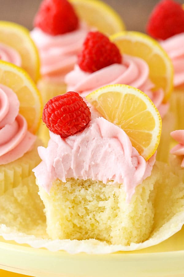 Lemon Raspberry Cupcakes recipe