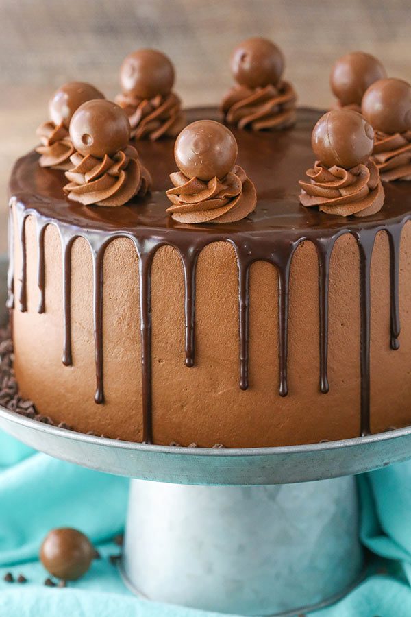 drunken chocolate truffle cake