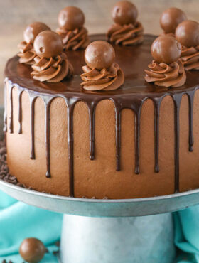 full image of Drunken Chocolate Truffle Cake