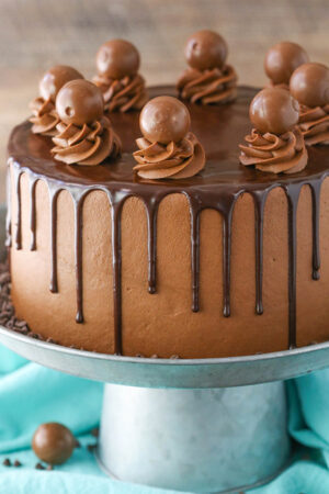 full image of Drunken Chocolate Truffle Cake