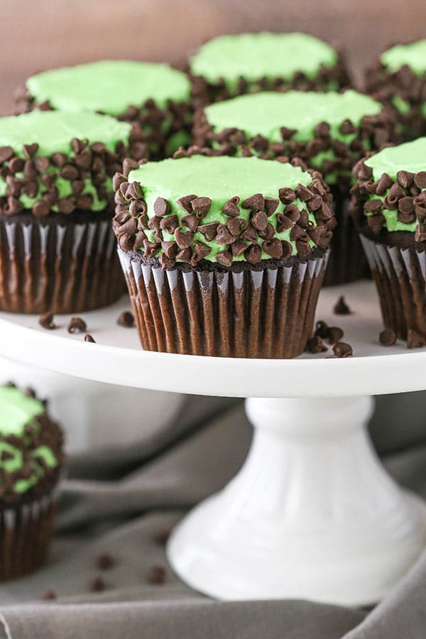 Mint Chocolate Chip Cupcakes recipe