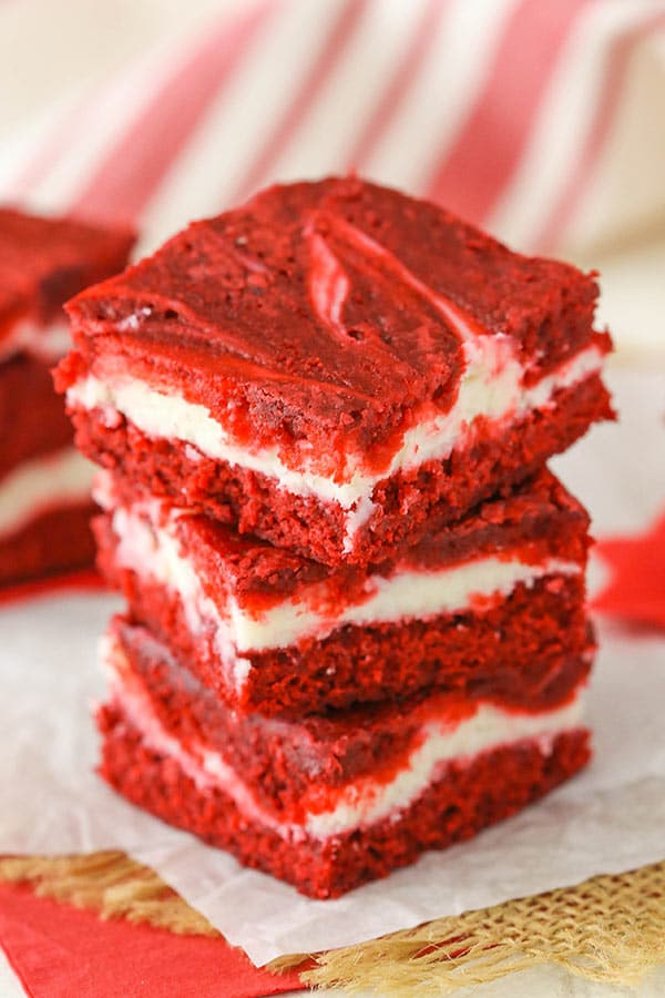 Red Velvet Cheesecake Swirl Brownies