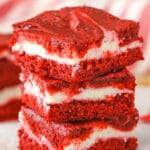 image of Red Velvet Swirl Cheesecake Brownies