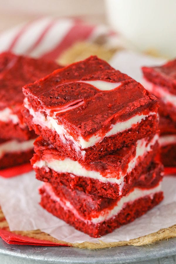 Red Velvet Cheesecake Swirl Brownies