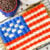 Flag Chocolate Chip Cookie Cake
