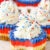 Red, White and Blue Mini Cheesecakes