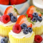 image of Mini Cheesecakes on plate