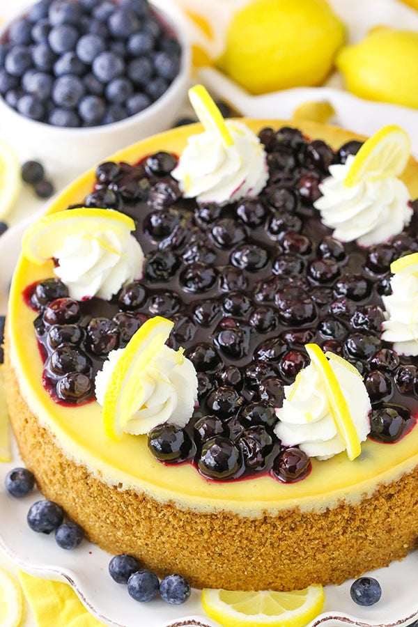 Lemon Blueberry Cheesecake recipe