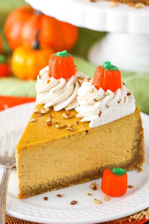 Pumpkin Cheesecake slice