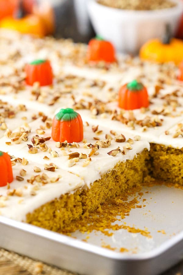 Favorite Pumpkin Sheet Cake recipe