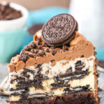 slice of Ultimate Oreo Cheesecake