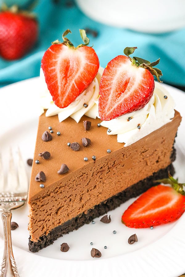 Best No Bake Chocolate Cheesecake