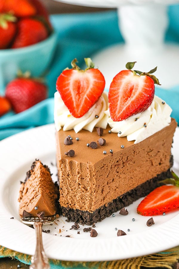 Easy Chocolate Cheesecake