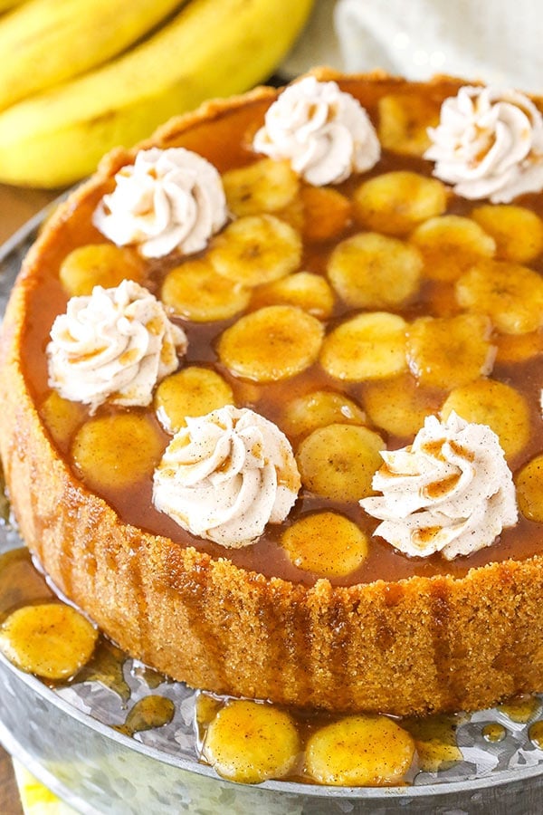 Whole Bananas Foster Cheesecake