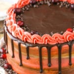 full image of Cranberry Fudge Layer Cake