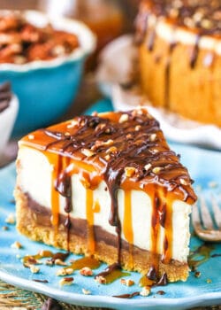 Turtle Cheesecake | Easy Cheesecake Recipe with Caramel & Chocolate