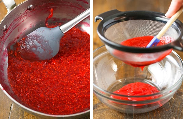 how to make raspberry puree collage