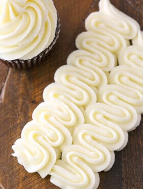 overhead image of Cream Cheese Frosting