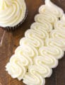 Cream Cheese Frosting - perfect for piping on cupcakes and cakes!