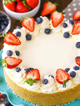 The Best No-Bake Cheesecake Recipe | Life Love and Sugar