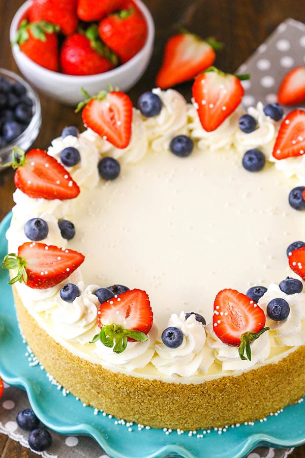 The Best No-Bake Cheesecake Recipe | Life Love and Sugar