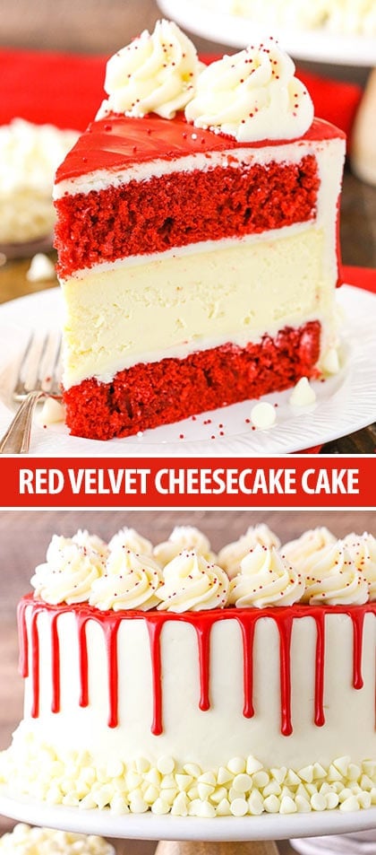 red velvet cheesecake cake