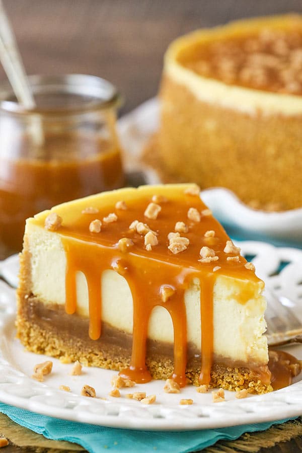 Best Salted Caramel Cheesecake Life Love and Sugar